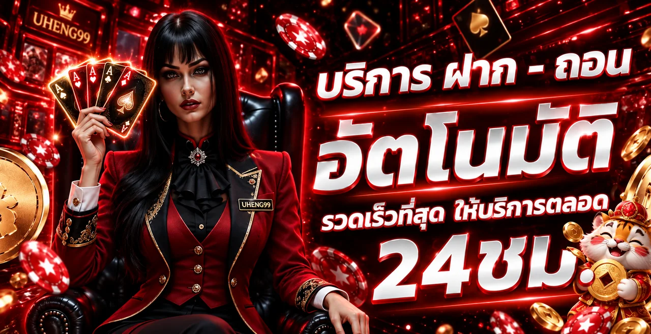 แบนเนอร์ UHENG99 ฝากถอนออโต้และบริการตลอด 24 ชั่วโมง
